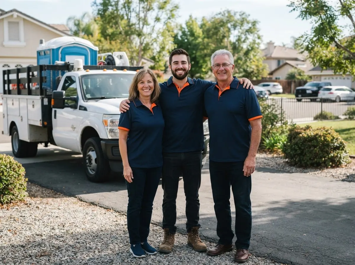 EasyCrest Portable Toilets portable toilet rentals team in Irvine, CA